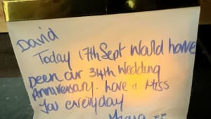 Fiona makes poignant dedication on wedding anniversary