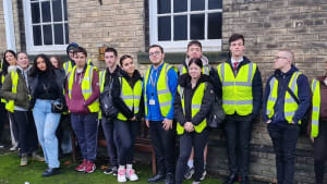 Doncaster College students volunteer for Bluebell Wood