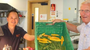 Green-fingered volunteer keeps Bluebell Wood in organic fruit and veg